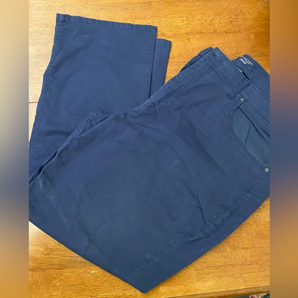 44x30 Roundtree Canvas Pants in Navy